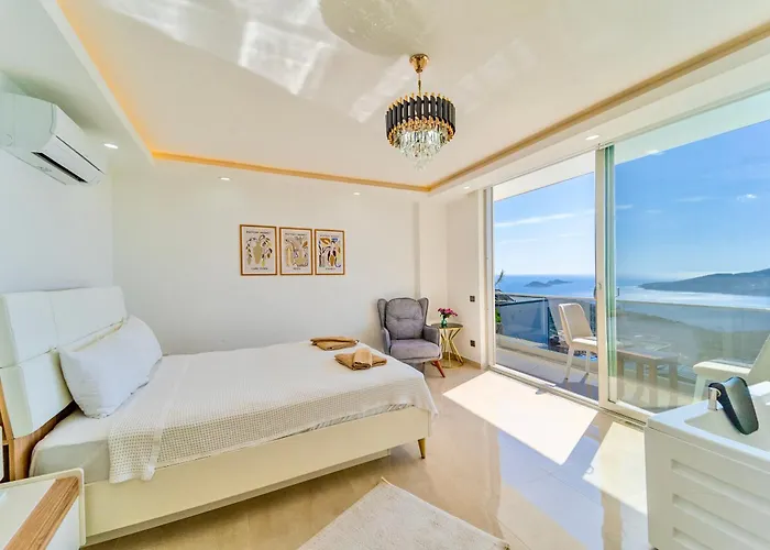 빌라 Stunning Sea View Luxury In 칼칸